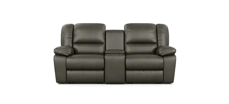2 Seater with End Recliners and 1 Console