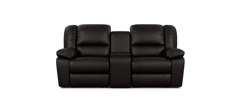 2 Seater with End Recliners and 1 Console