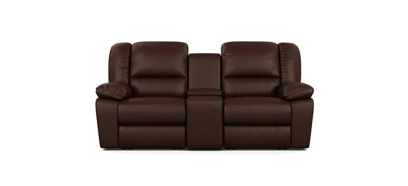 2 Seater with End Recliners and 1 Console
