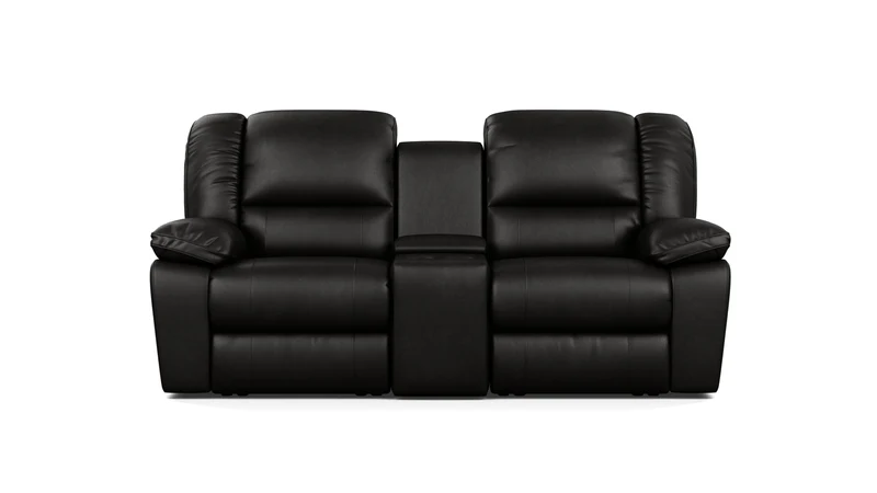 2 Seater with End Recliners and 1 Console
