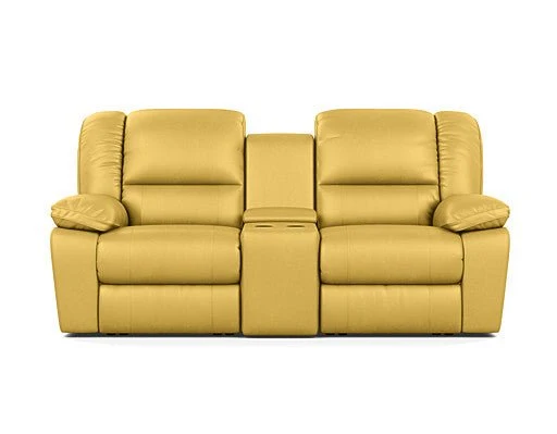 2 Seater with End Recliners and 1 Console