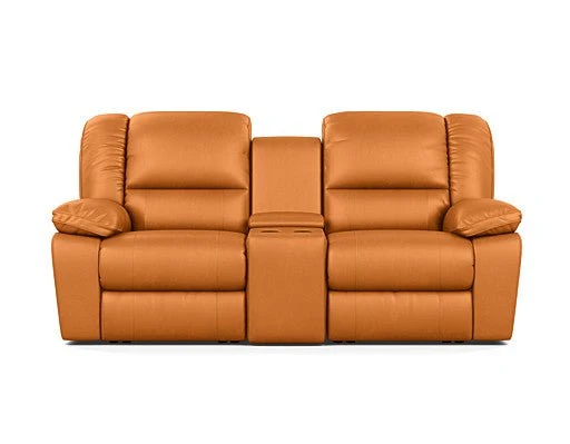 2 Seater with End Recliners and 1 Console