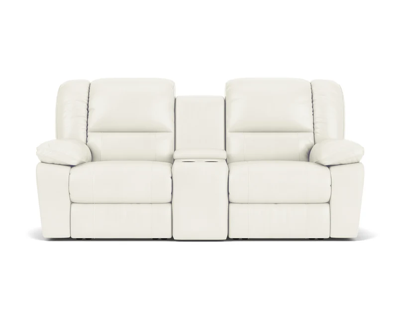 2 Seater with End Recliners and 1 Console