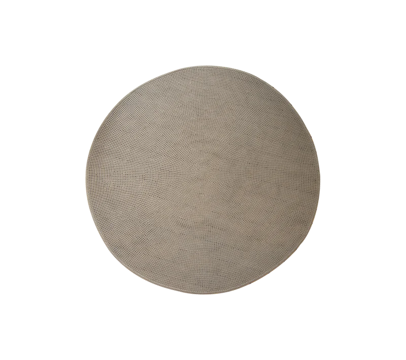 Knit rug, dia 200 cm