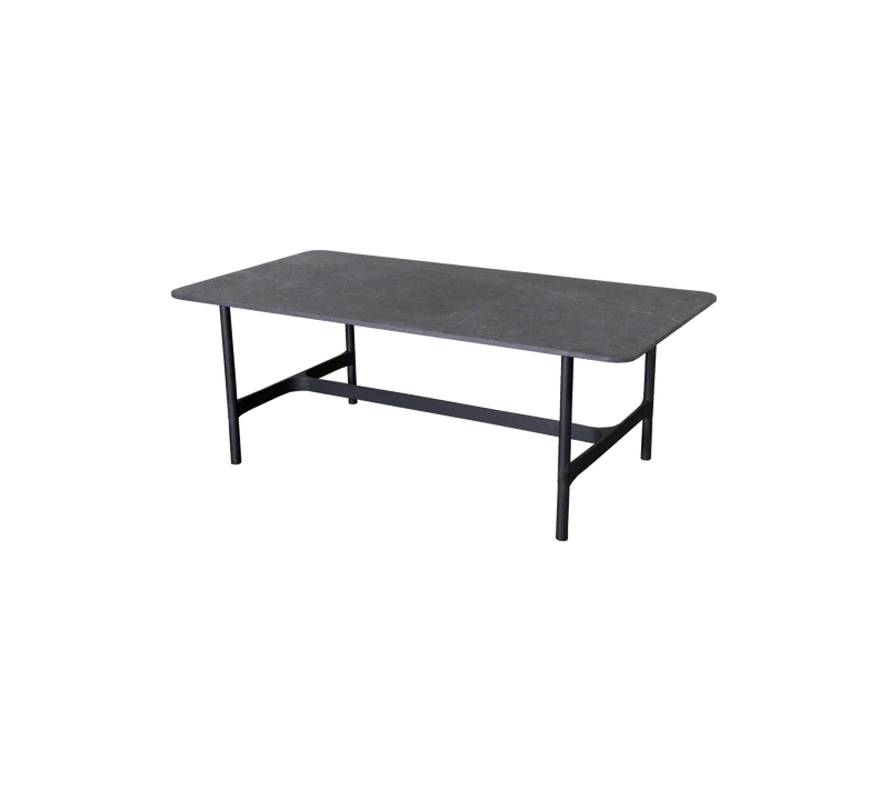 Twist coffee table, rectangular
