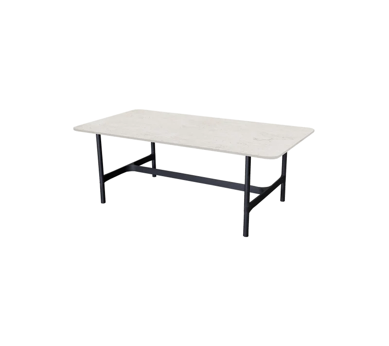 Twist coffee table, rectangular