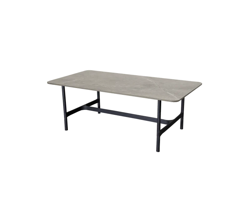 Twist coffee table, rectangular