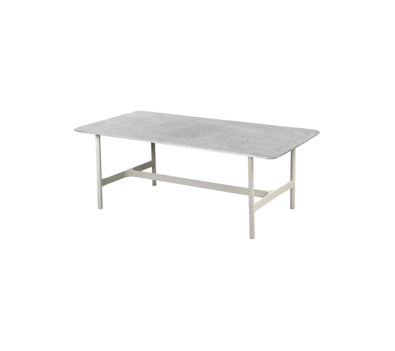 Twist coffee table, rectangular