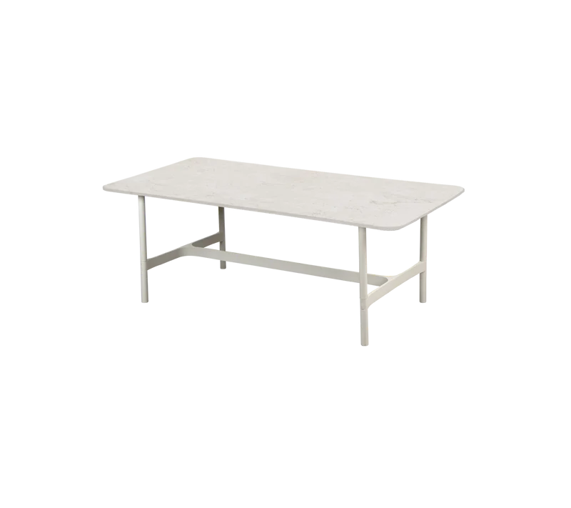 Twist coffee table, rectangular