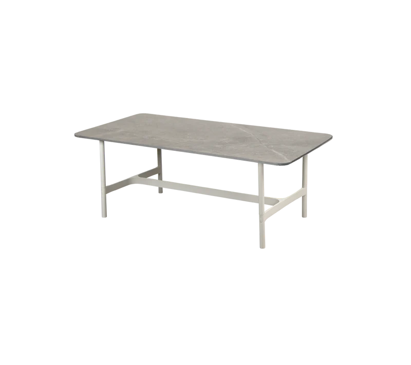 Twist coffee table, rectangular