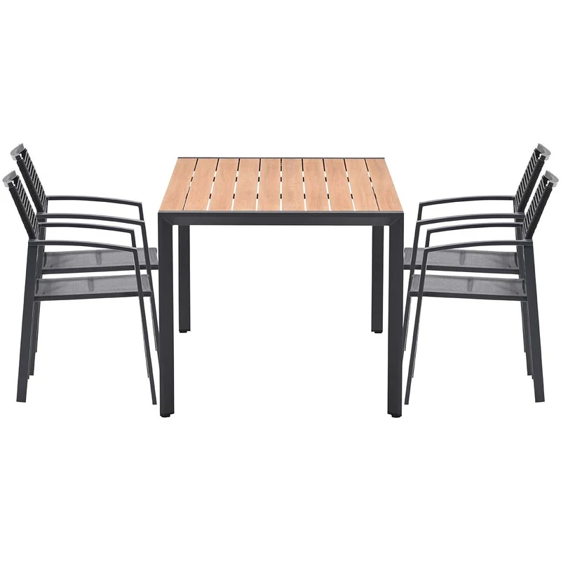 Garden Impressions Felini tuinset 160 cm met 4 Cosmo stoelen
