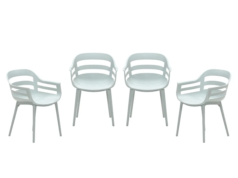 Garden Impressions Ceasar tuinstoelen set van 4 olijf