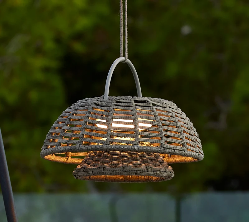 Illusion lamp, hanging / Illusion lamp w/stand