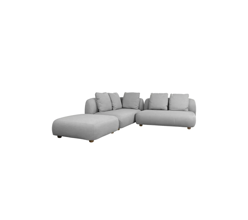 Capture corner sofa w/chaise lounge