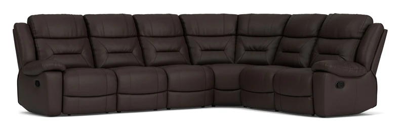 6 Seater Corner Modular with End Recliners