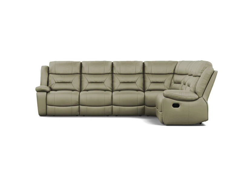 6 Seater Corner Modular with End Recliners
