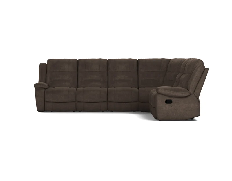 6 Seater Corner Modular with End Recliners