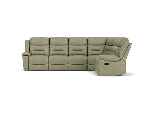 6 Seater Corner Modular with End Recliners