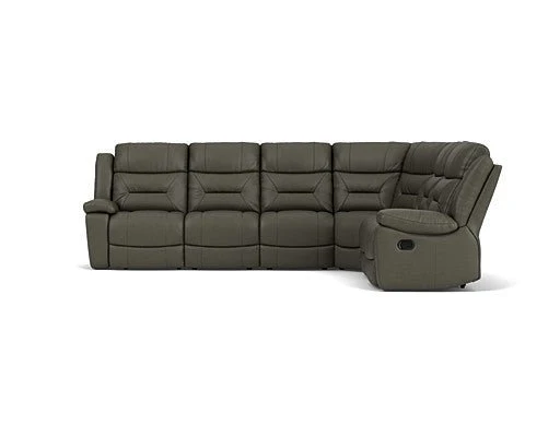 6 Seater Corner Modular with End Recliners