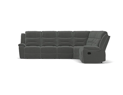 6 Seater Corner Modular with End Recliners