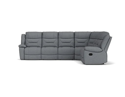 6 Seater Corner Modular with End Recliners
