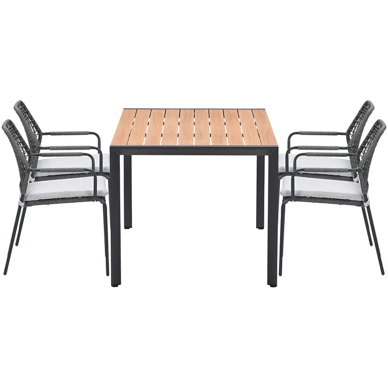Garden Impressions Swifty tuinstoelen 4 stuks + Felini tafel 160 cm