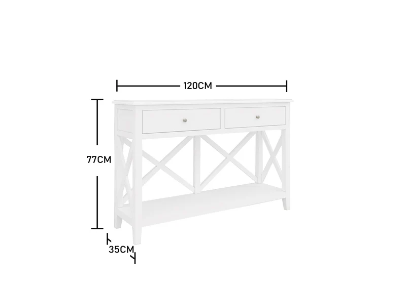 2 Drawers Console Table