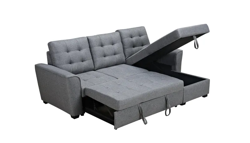 3 Seater Sofabed with Storage Chaise