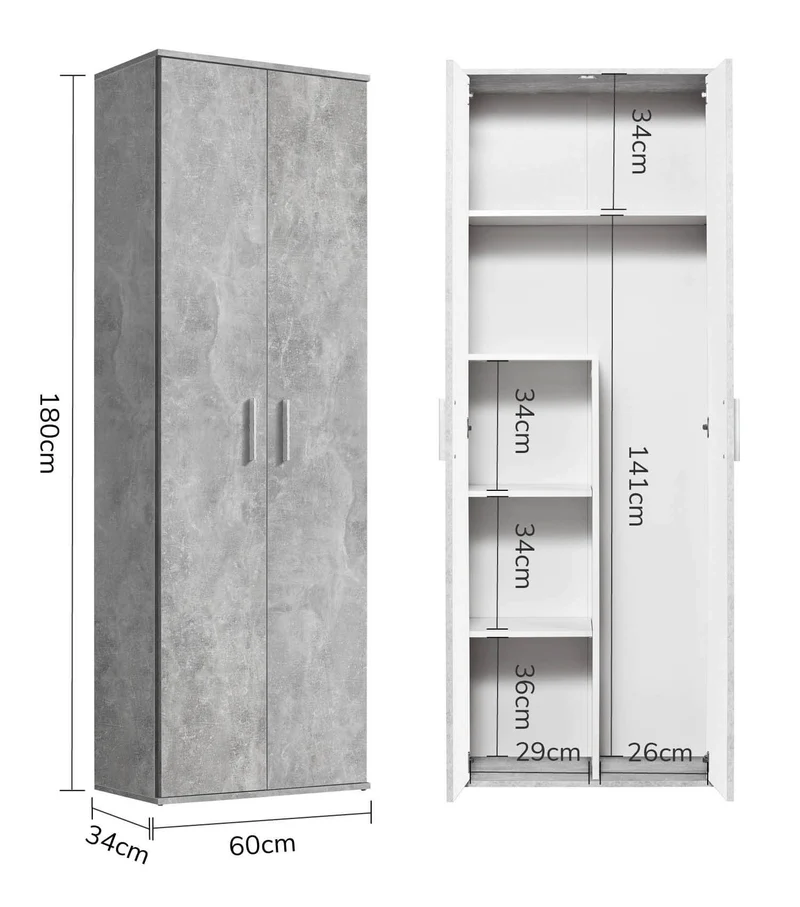 Besenschrank & Mehrzweckschrank 'Der Lange'
