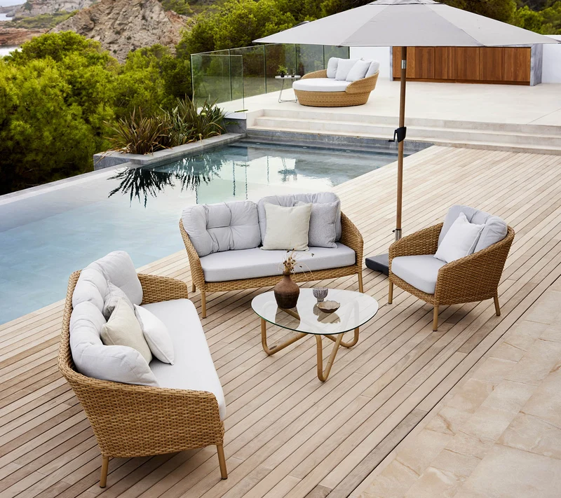 Ocean large 3-seater sofa, Cushion set