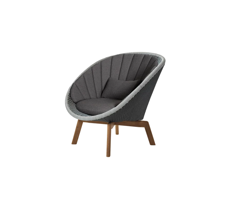 Peacock lounge chair/rocking chair cushion set
