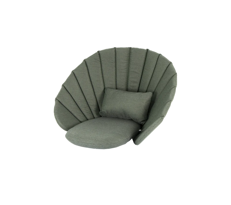 Peacock lounge chair/rocking chair cushion set