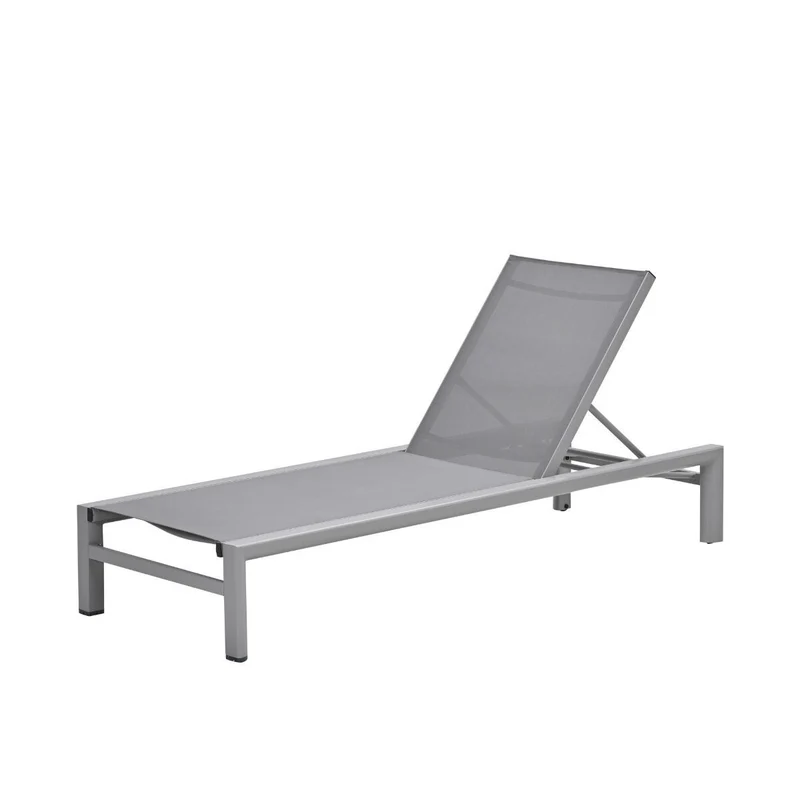 Garden Impressions Salsa aluminium ligbed - taupe - taupe textileen
