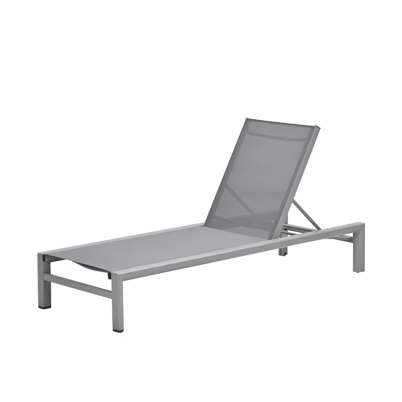Garden Impressions Salsa aluminium ligbed - taupe - taupe textileen
