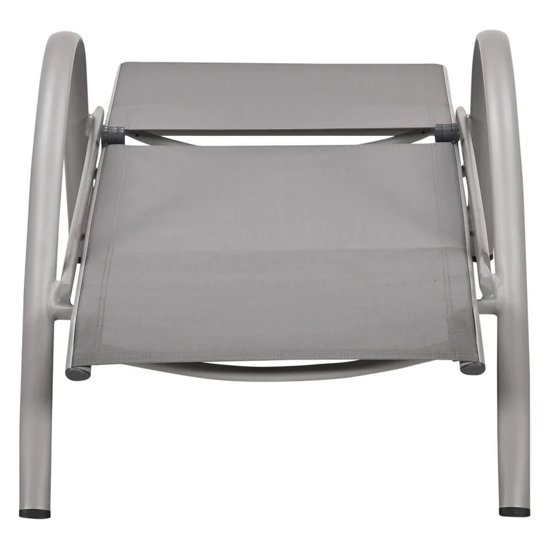 Garden Impressions Limone aluminium ligbed - taupe - taupe textileen