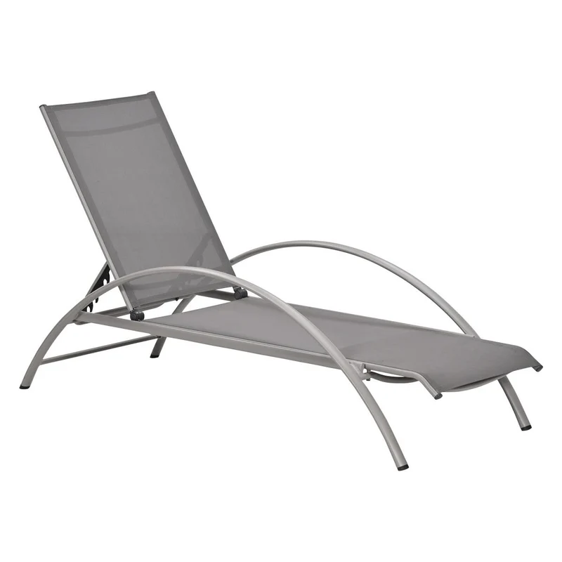 Garden Impressions Limone aluminium ligbed - taupe - taupe textileen