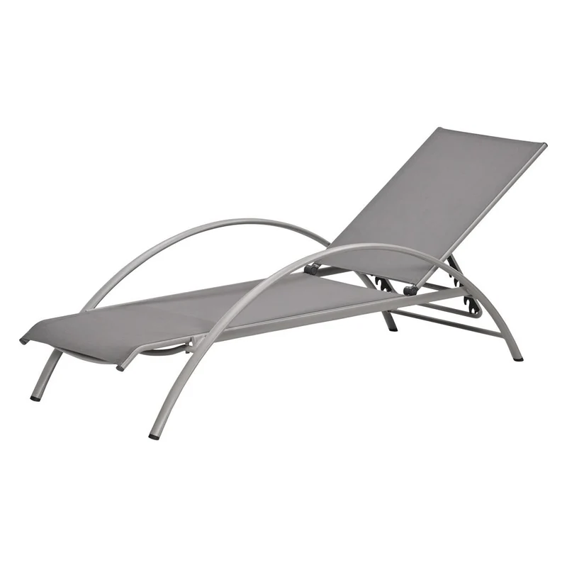 Garden Impressions Limone aluminium ligbed - taupe - taupe textileen