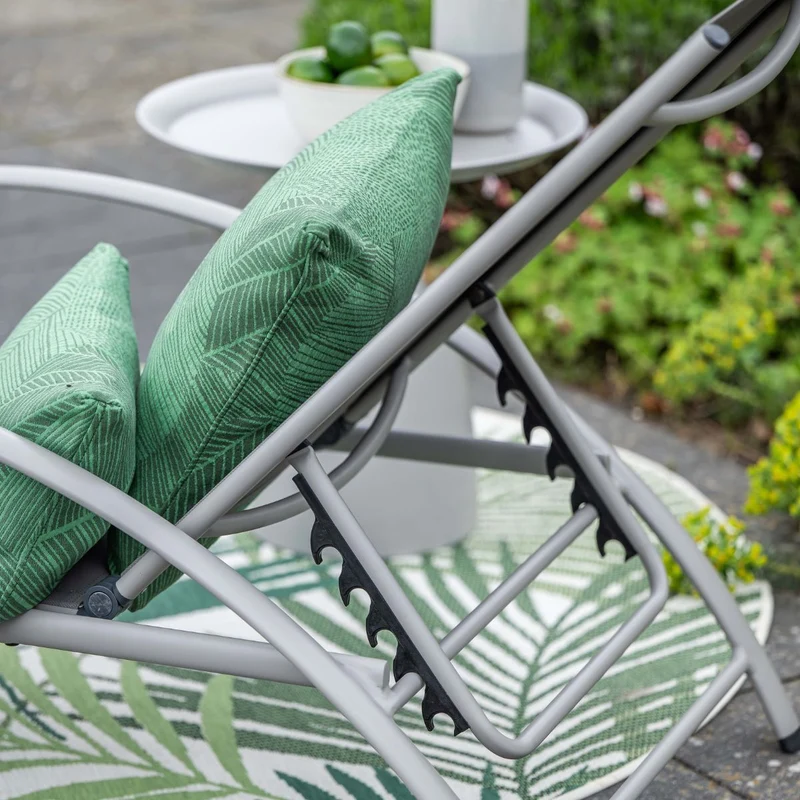 Garden Impressions Limone aluminium ligbed - taupe - taupe textileen