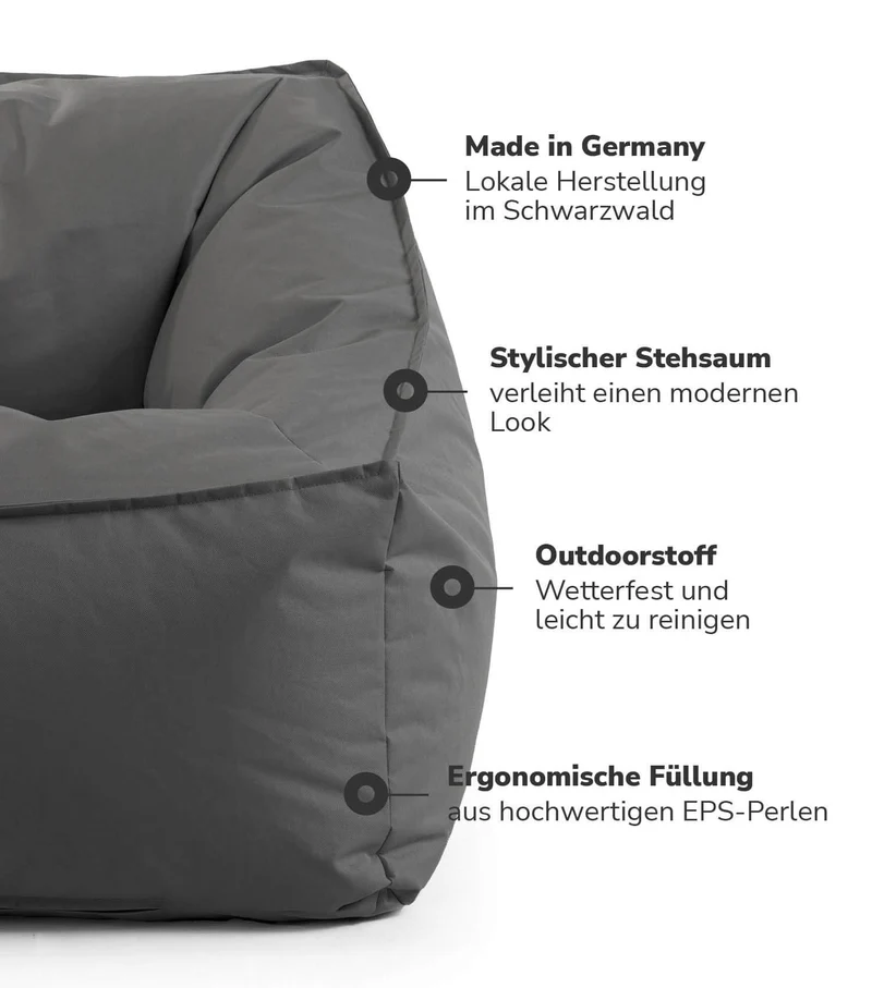 RELOVED Outdoor Sitzsack 'Der Sunnyboy'