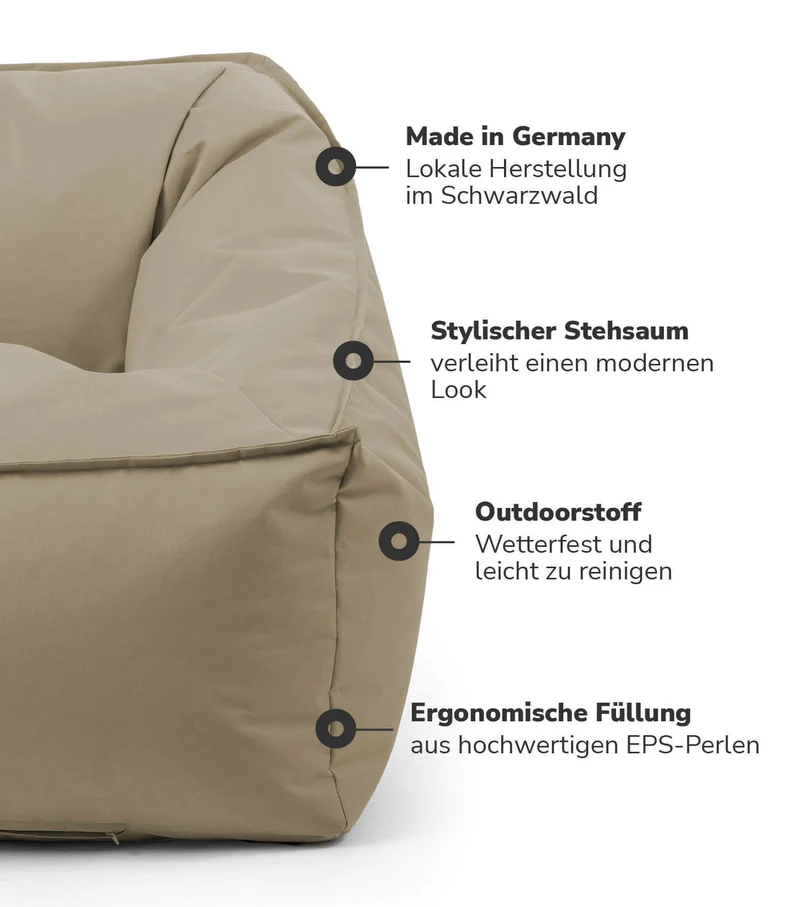 RELOVED Outdoor Sitzsack 'Der Sunnyboy'