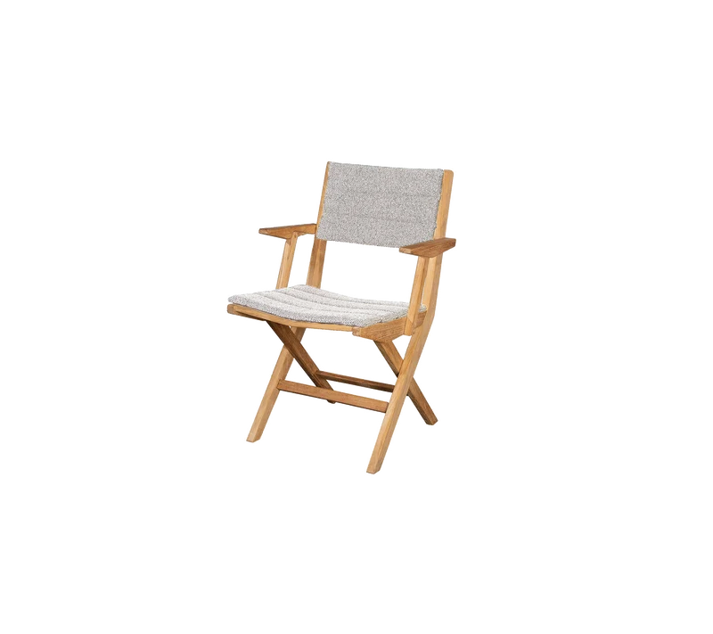 Flip folding armchair