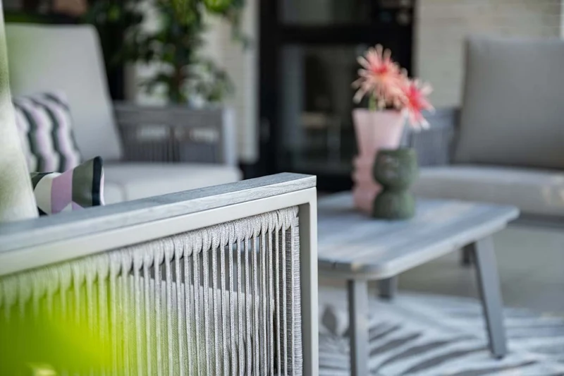 Garden Impressions Preci aluminium loungeset - taupe - desert sand