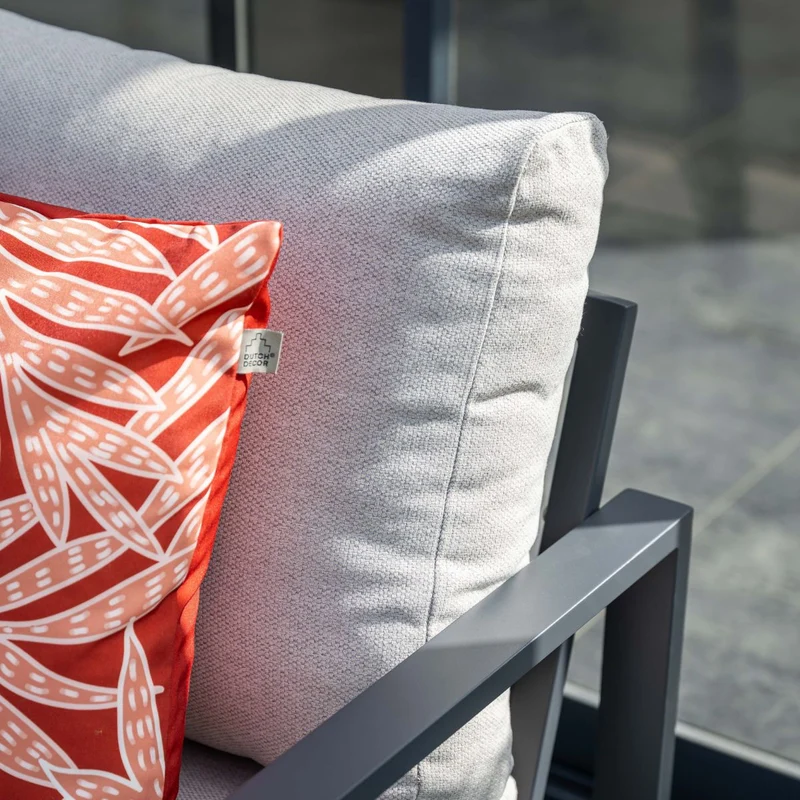 Garden Impressions Springs aluminium loungeset - carbon black - desert sand