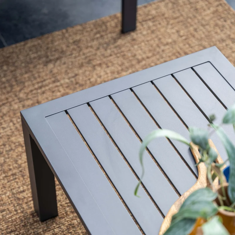 Garden Impressions Springs aluminium loungeset - carbon black - desert sand