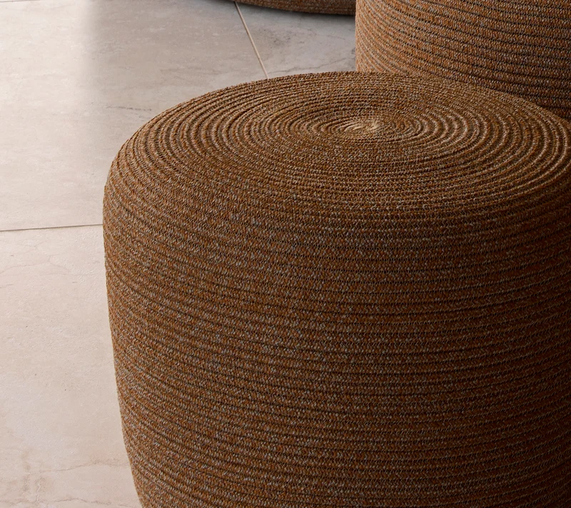 Circle footstool small