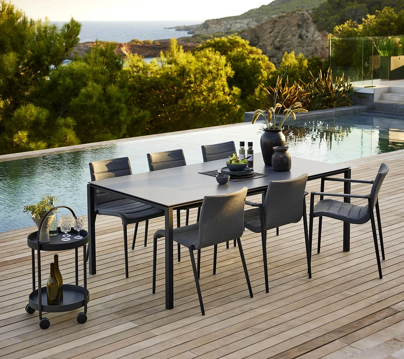 Pure dining table, 200x100 cm