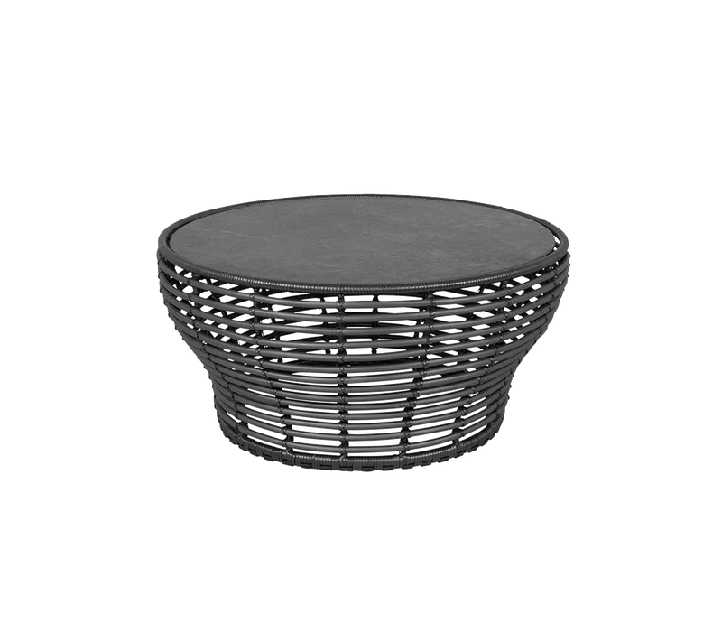 Basket coffee table, large
