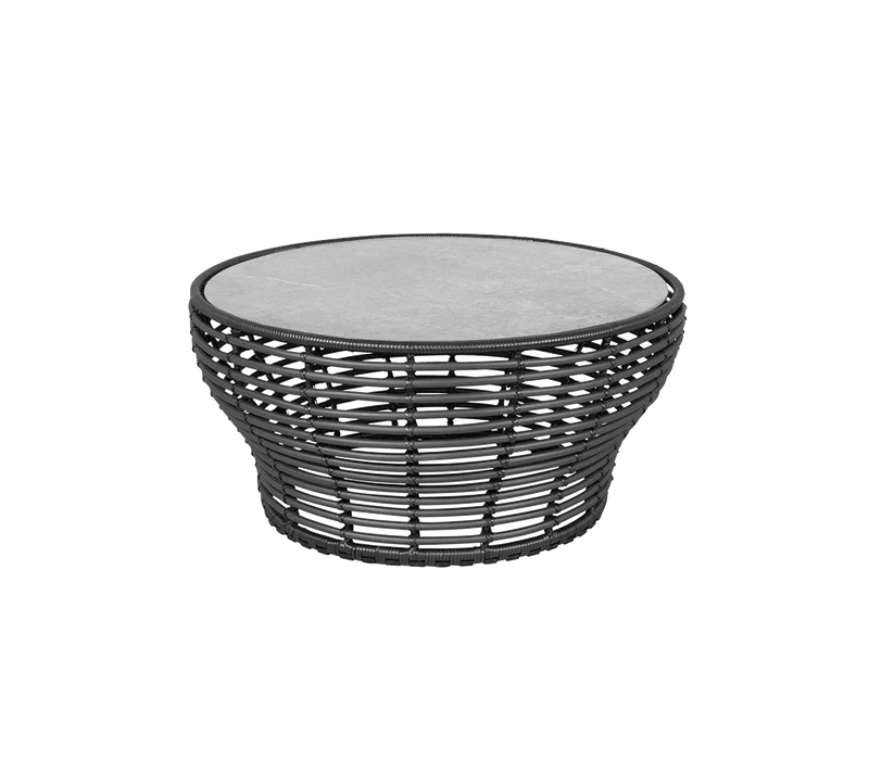 Basket coffee table, large