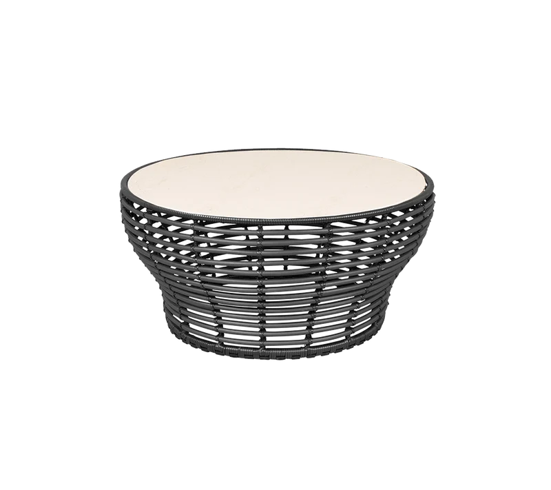 Basket coffee table, large