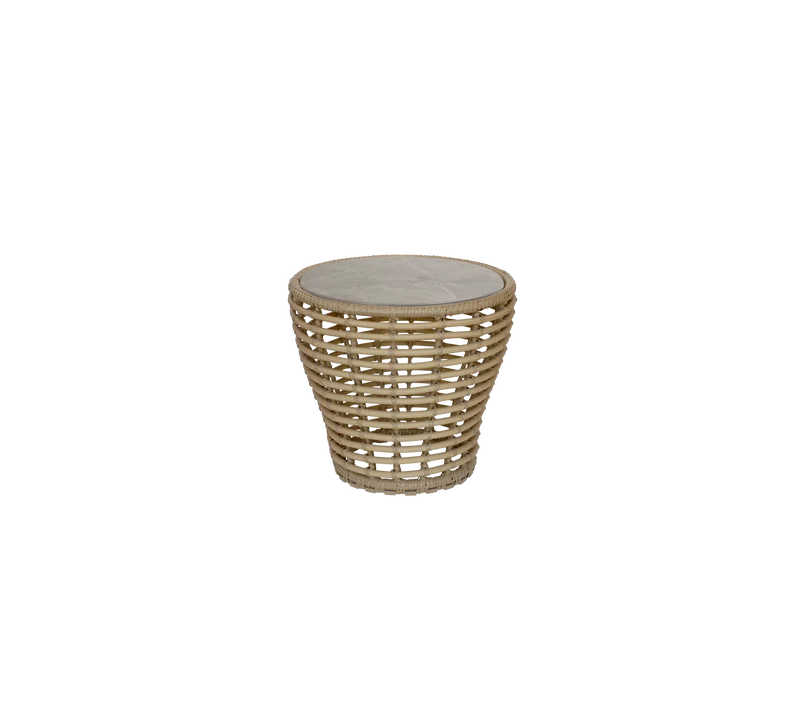 Basket coffee table, small